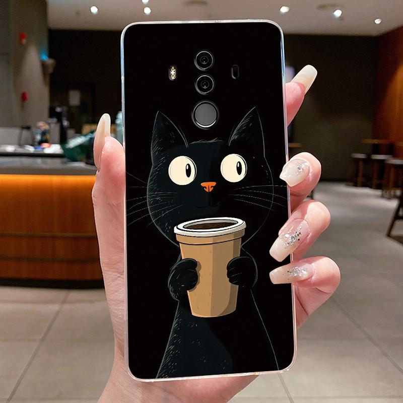 Роскошный Милый Крутой Чехол Для Huawei Mate 10 Pro 10Pro Задняя Крышка Прозрачный Силиконовый TPU Чехол Для Телефона Для Huawei Mate 9 Mate9 Корпус