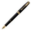 Перьевая ручка PARKER Sonnet Matte Black GT Fine Point в подарочной коробке, оригинальный импортный продукт 1950874ASZ