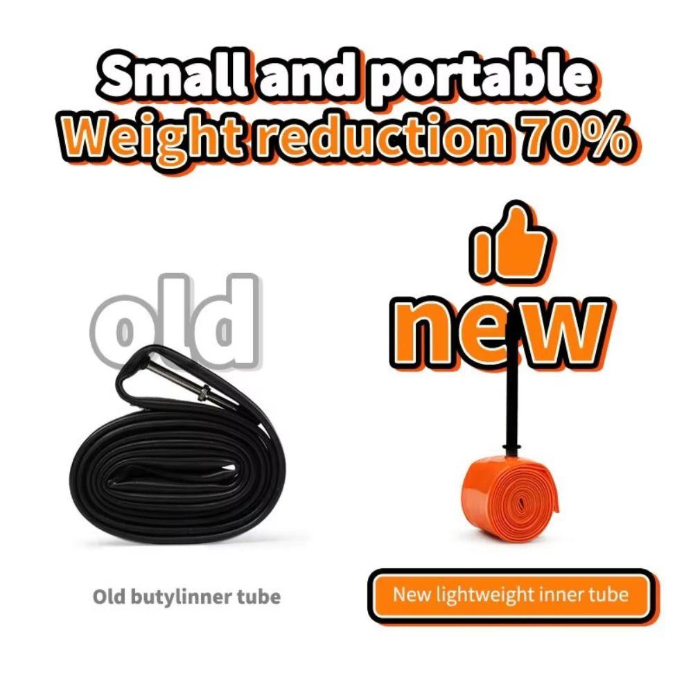 TPU Ultra Light Inner Tube Ultralight Bike TPU Inner Tube Portable Bicycle Inner Tube Road Bike