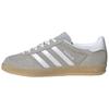 Originals Gazelle Indoor Leather Casual Comfortable Durable Low-Top Sneakers Women Sneakers Gray JQ7008
