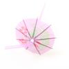 50Pcs Fruit Juice Cocktail Straws Beach Party Umbrella Plastic Drinking Straws