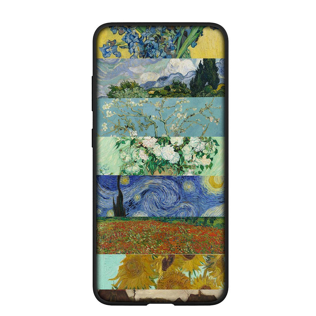 Чехол для телефона Samsung Galaxy S25 S24 S23 iPhone 16 15 Xiaomi Redmi Note 14 13 12 16E X 11 Pro Max OPPO Moto Huawei Design Van Gogh Starry Night Cover