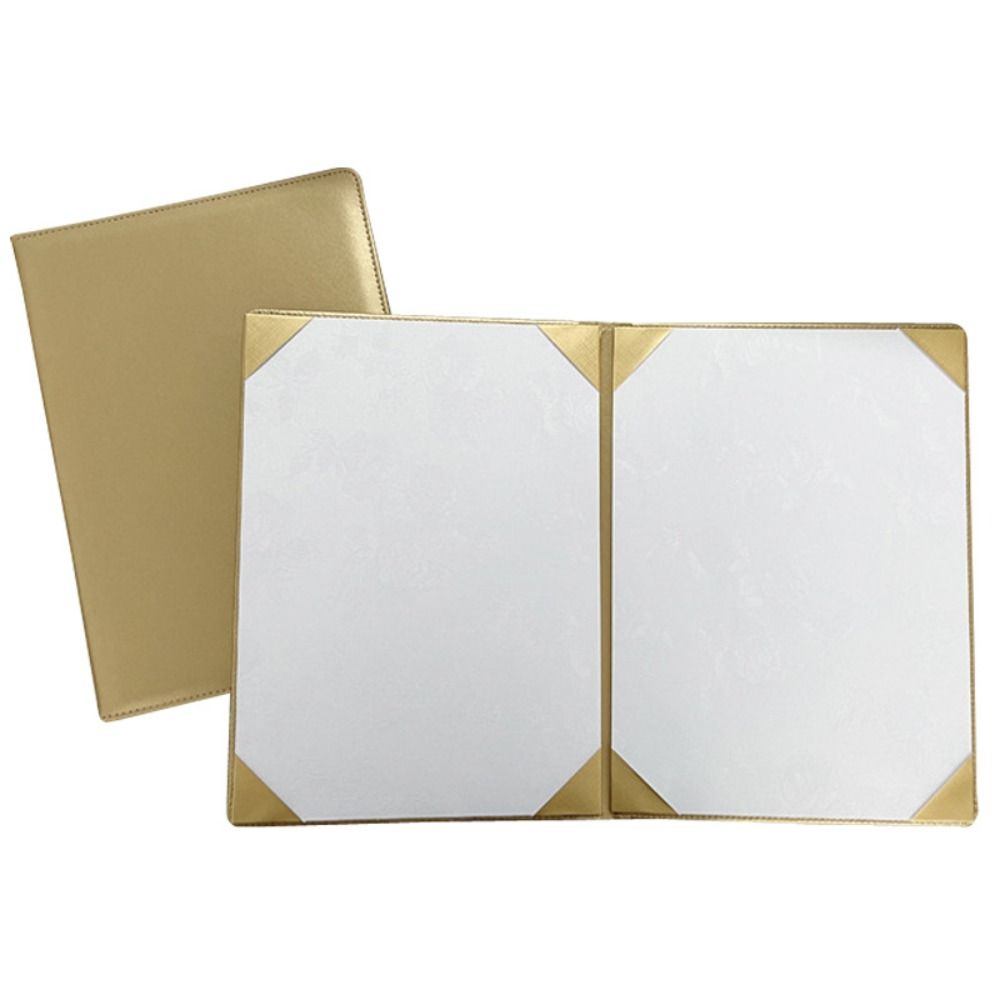 Poetry Reading A3 A4 Art Paper Hardcover Signing Contract Certificate Cover Wedding