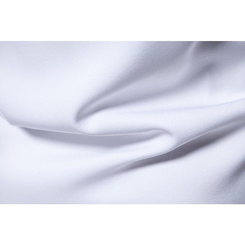 Весна-лето Треугольный воротник Полосатая цветная блокированная мужская рубашка с длинным рукавом Верхние рубашки (Мужской)