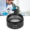 0.7X стереомикроскоп объектив линза HD большой обзор металлический вспомогательный объектив линза для микроскопов