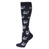 Unisex Compression Socks Calf Pressure Stockings Compresse Sports Marathon Varicose Veins Yoga Men Women Nurse Cartoon Pattern