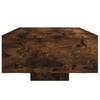 vidaXL Couchtisch mit LED-Leuchten Räuchereiche 85x55x31 cm