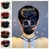 Crystal Women Hairpins Headdress Professional Headdress Jewelry Bun Net Snood  Gift