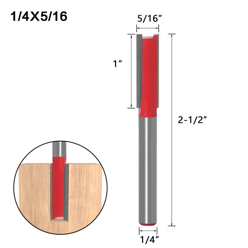 1/7 шт., одна двойная флейта, прямая бита, 6 мм, 1/4 дюйма, фреза с хвостовиком для дерева, карбид вольфрама, фреза, инструмент для работы по дереву