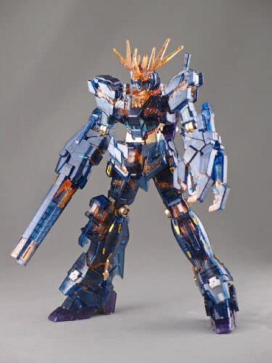 HGUC Unicorn Gundam 2nd Banshee Destroy Mode Clear Suit Gundam 1/144 RX-0 Theater-Exclusive NT-D Ver. (Mobile UC)
