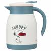 Skater Thermal/Cold Vacuum Dual Structure Stainless Steel Tabletop Pot Wide Mouth Pitcher Thermos 600ml Snoopy Peanuts VSP6