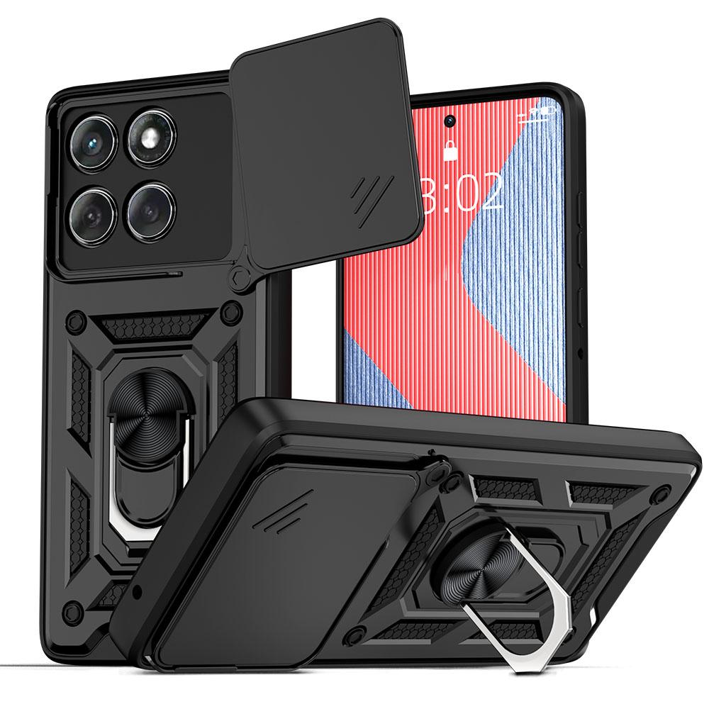 KEYSION Противоударный чехол для Motorola Edge 60 Fusion 5G, защитное кольцо для камеры, подставка, чехол для телефона MOTO Edge 60 Fusion 5G