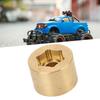 4Pcs Wheel Hex Hub Widen Brass Weight Wear Proof Wheel Hex Widen Adapter for 1.9in 2.2in Hub