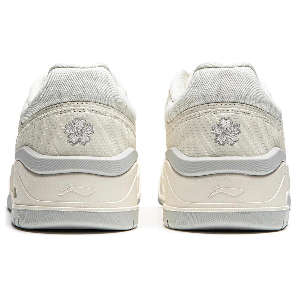 Li Ning Moon White 2.0 Нескользящие, Износостойкие, Дышащие, Увеличивающие рост, Низкие, Скейтбордические кроссовки Мужские AGCU275-1