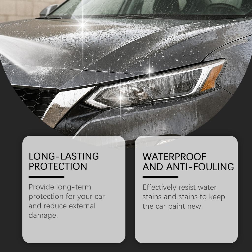 Car Paint Spray, Anti-ultraviolet Waterproof Mirror Brightening Nano Coating, Plastic Parts Crystal Plating, Mirror Gloss(100ml)