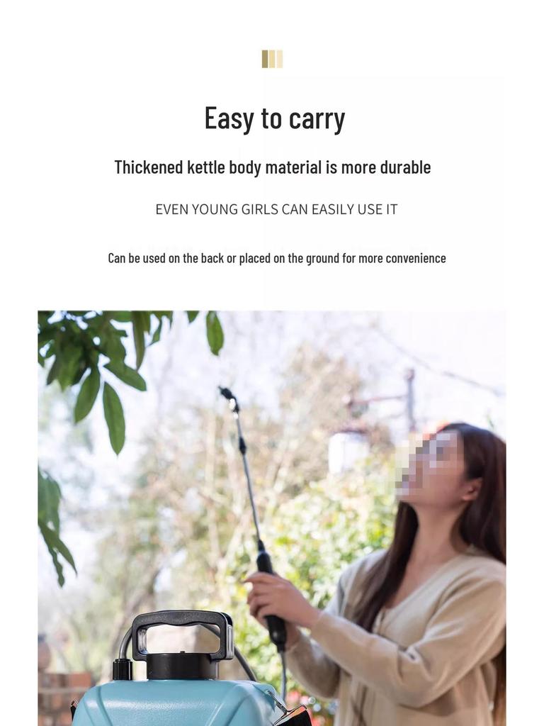 Electric 4-Nozzle Pesticide & Disinfectant Sprayer for Household and Agricultural Use