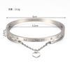 European beautiful women's heart bracelet Roman numerals love pendant fashion versatile personality bracelet jewelry gift bracelet