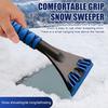 Автомобильная лопата для снега, скребок для льда, средство для удаления льда со стекол, противоскользящий эргономичный инструмент для очистки снега, зимний автомобильный аксессуар