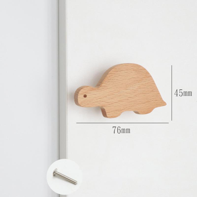 Милые облака, звезды, деревянные ручки для мебели, для шкафов и ящиков, дверные ручки, ручки для кухонных шкафов, деревянные дверные ручки