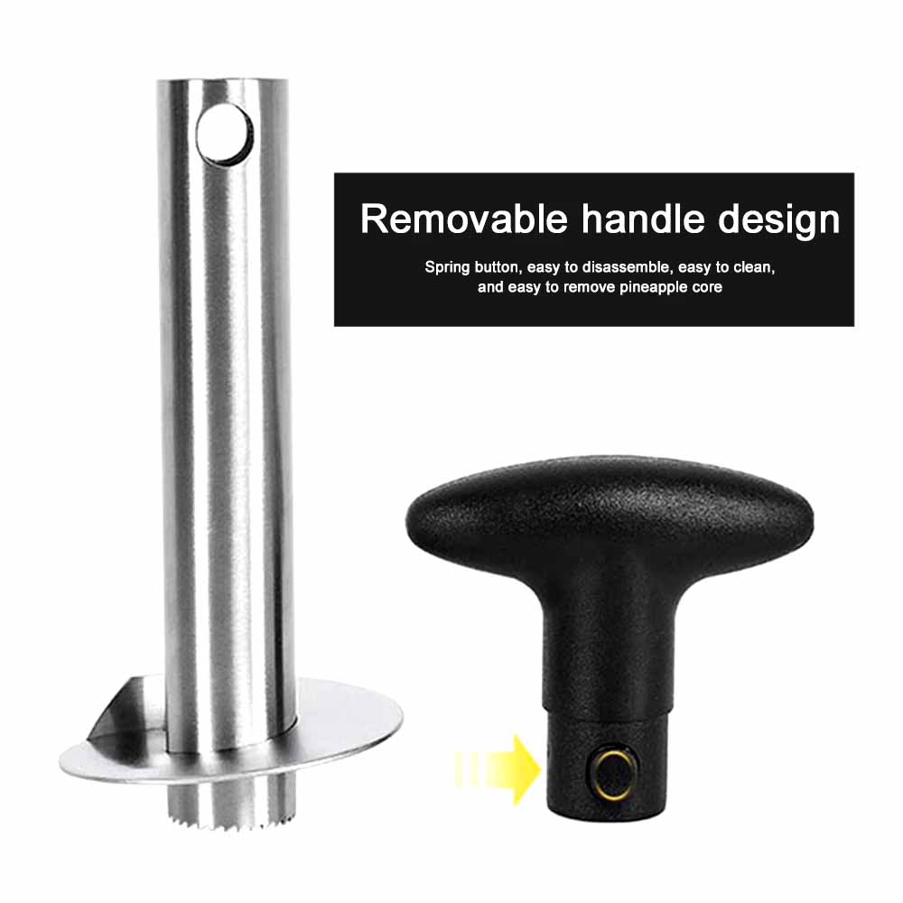 1Pcs Stainless Steel Pineapple Peeler Pineapple Corer Slicer Fruit Cutter Slicer Peeler Accessories Kitchen Gadget Tool