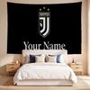 Juventus Fc (3) Custom Name Tapestry Wall Hanging Tapestry Wall Art Decor for Bedroom Living Room