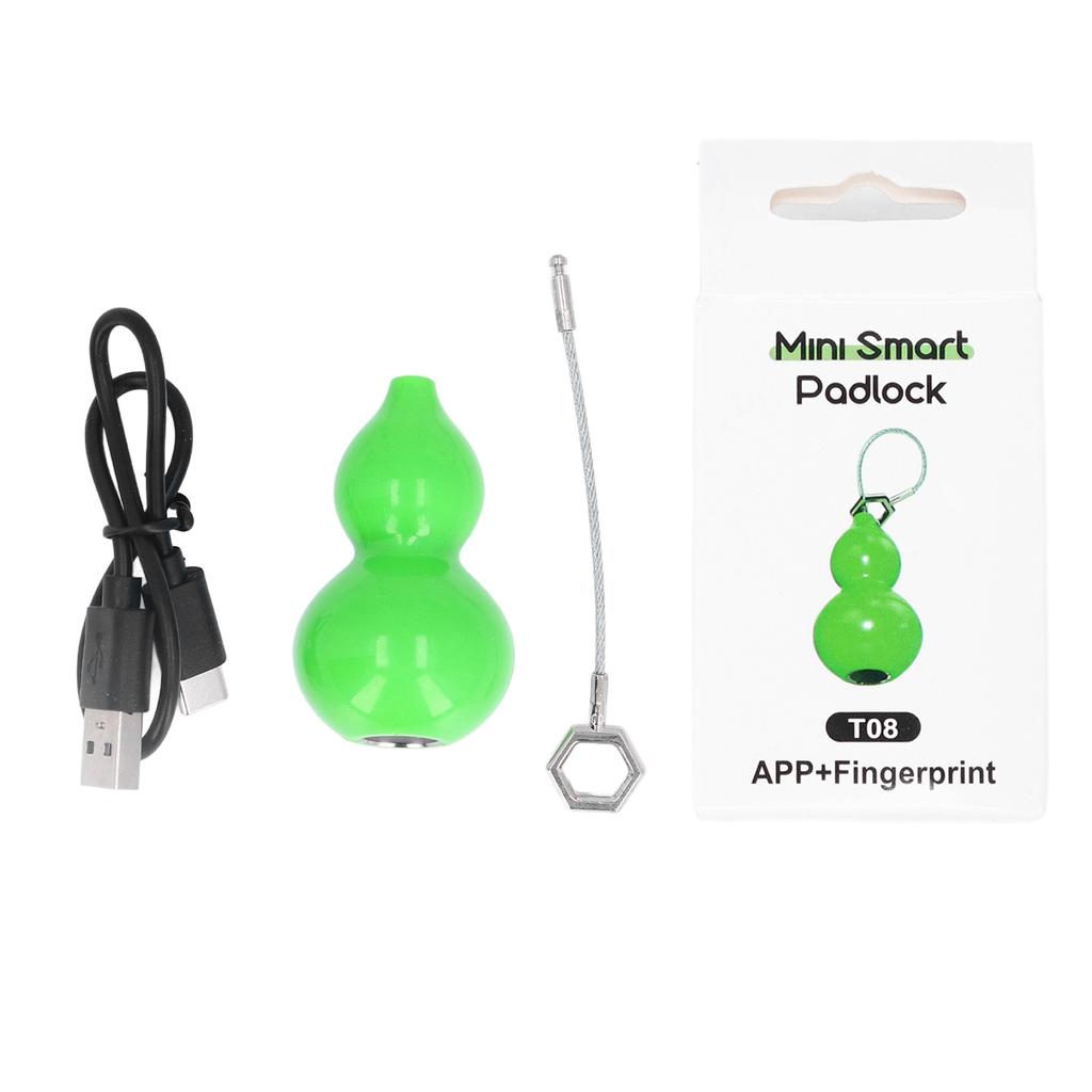 Водонепроницаемый навесной замок с отпечатком пальца, перезаряжаемый через USB, замок с отпечатком пальца для шкафчика для приложения Tuya для двери