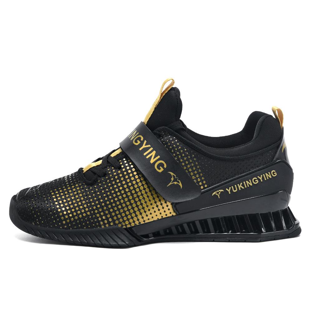 2025 Мужские сверхлегкие кроссовки для тяжелой атлетики: 5-е поколение, Дышащая, Обувь для комплексных тренировок приседаний