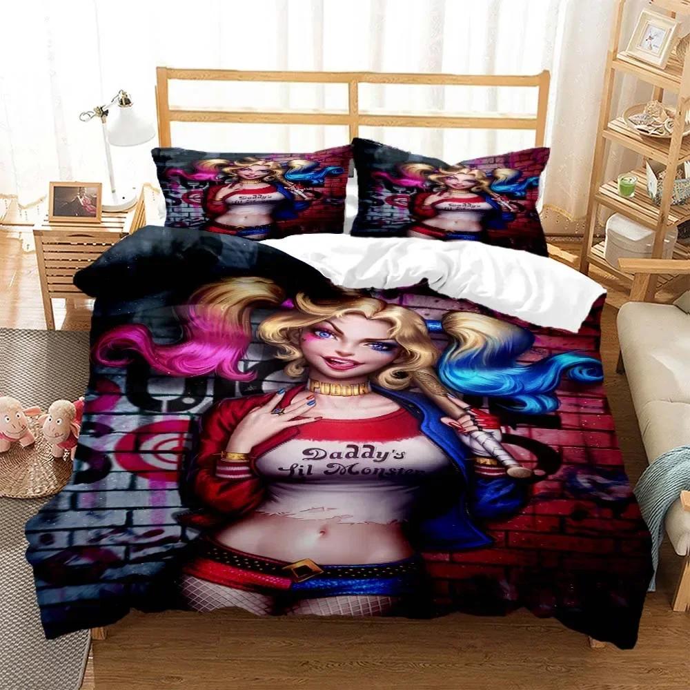 Сексуальная Аниме Красотка Цифровая Печать Удобный Пододеяльник Наволочка Постельный Комплект Украшение Детской Спальни Домашний Текстиль
