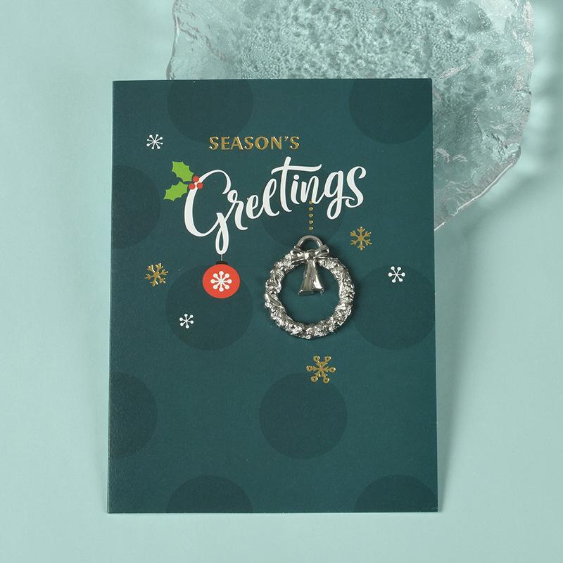 Christmas Greeting Card Creative Folding Gratitude Blessing Message Small Card Children's Birthday Invitation 6 In 1 Sets YNH-2202