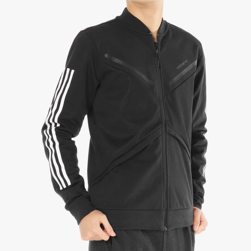 Adidas Neo Xield TT Полосатая Повседневная Спортивная Куртка Мужская Куртка Черная DM4330