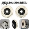 1/2/5Pcs 4.5 Inch/5 Inch Wool Felt Flap Polishing Disc Wool Round Polishing Buffing Wheel Pad for Metal Marble Stone Furniture Car Wax