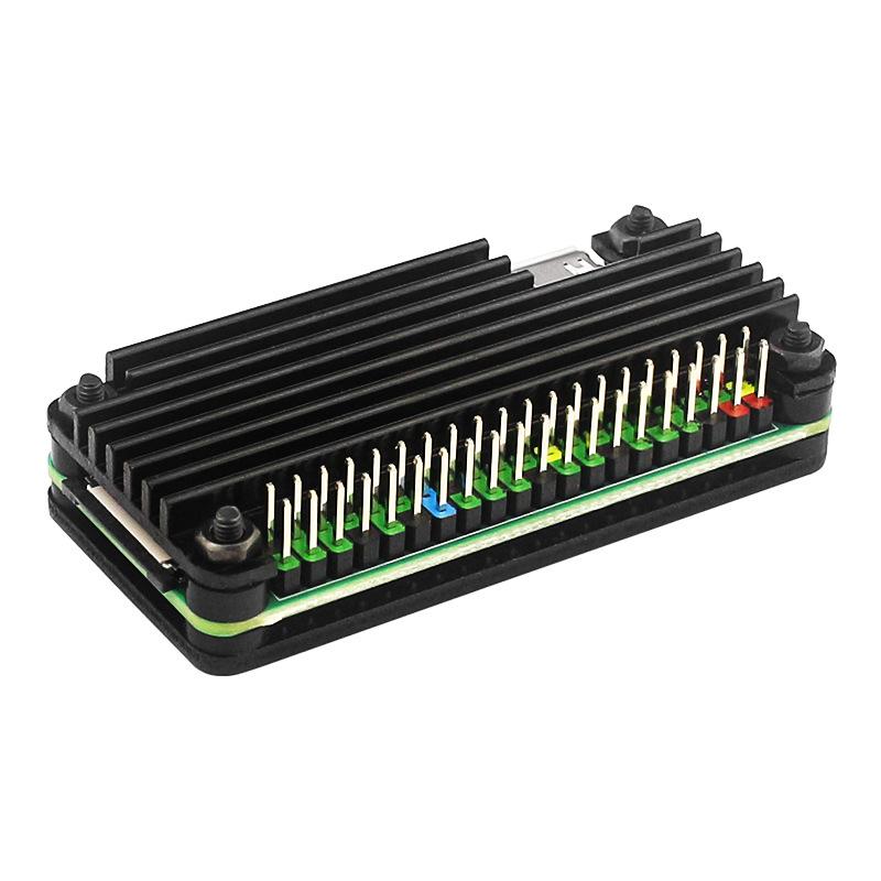 Алюминиевый защитный корпус для Raspberry Pi Zero 2W + штыревые разъемы и отвертка