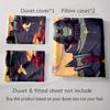 Armored figure illustration. Bedding Duvet cover sets Duvet covers Pillowcases gifts (1 * Duvet Cover 2 * Pillowcases, without duvet insert)