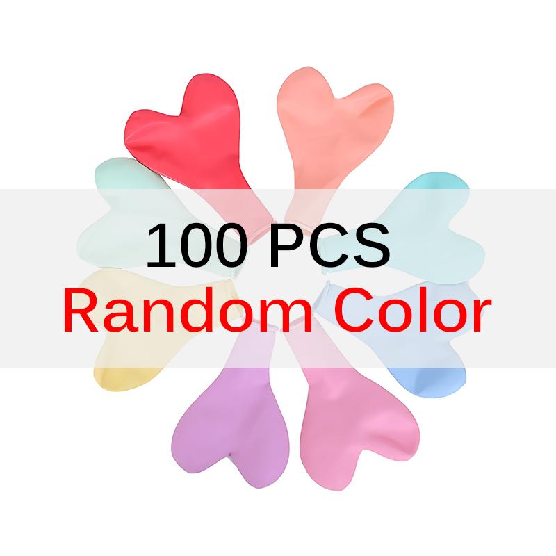 Heart Balloon Party Decorating Surprise Prepare Mixed Macaron Color Heart Shaped Latex Balloons Birthday Wedding Anniversary ZYF