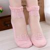 Fashion Lace Ruffle Ankle Soft Mesh Knit Frill Women Trim Women Transparent Socks