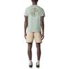 STONE ISLAND Футболка с логотипом Slim Fit с круглым вырезом Мужские топы Шалфейно-зеленый K1S152100020S0080-V0055