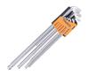 TRUSCO TTV100-9S Short Neck 100° Long Ball Point Hex Wrench Set