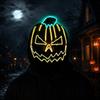 Realistic LED Pumpkin Mask Creativity Light Up Mask Full Face Mask  Costume Party Supplies