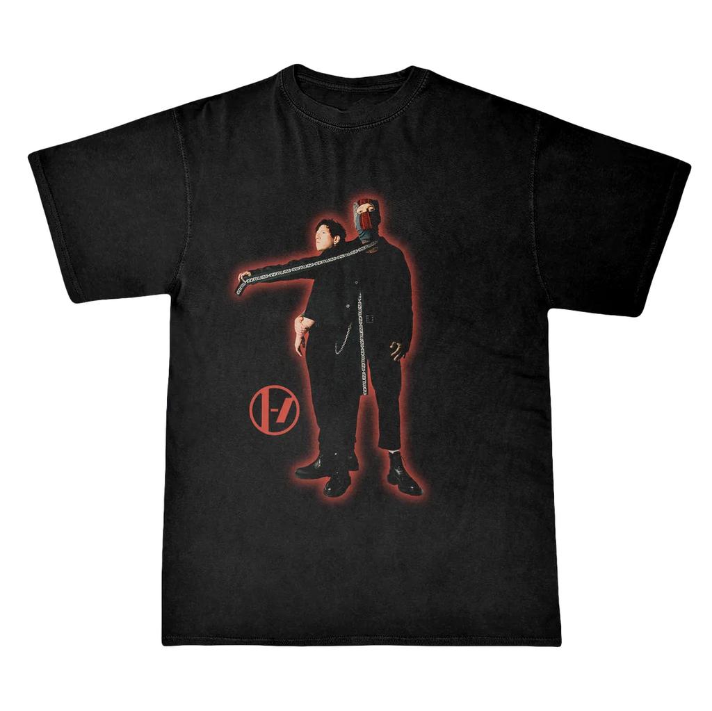 Винтажная повседневная футболка оверсайз Twenty One Pilots для женщин и мужчин