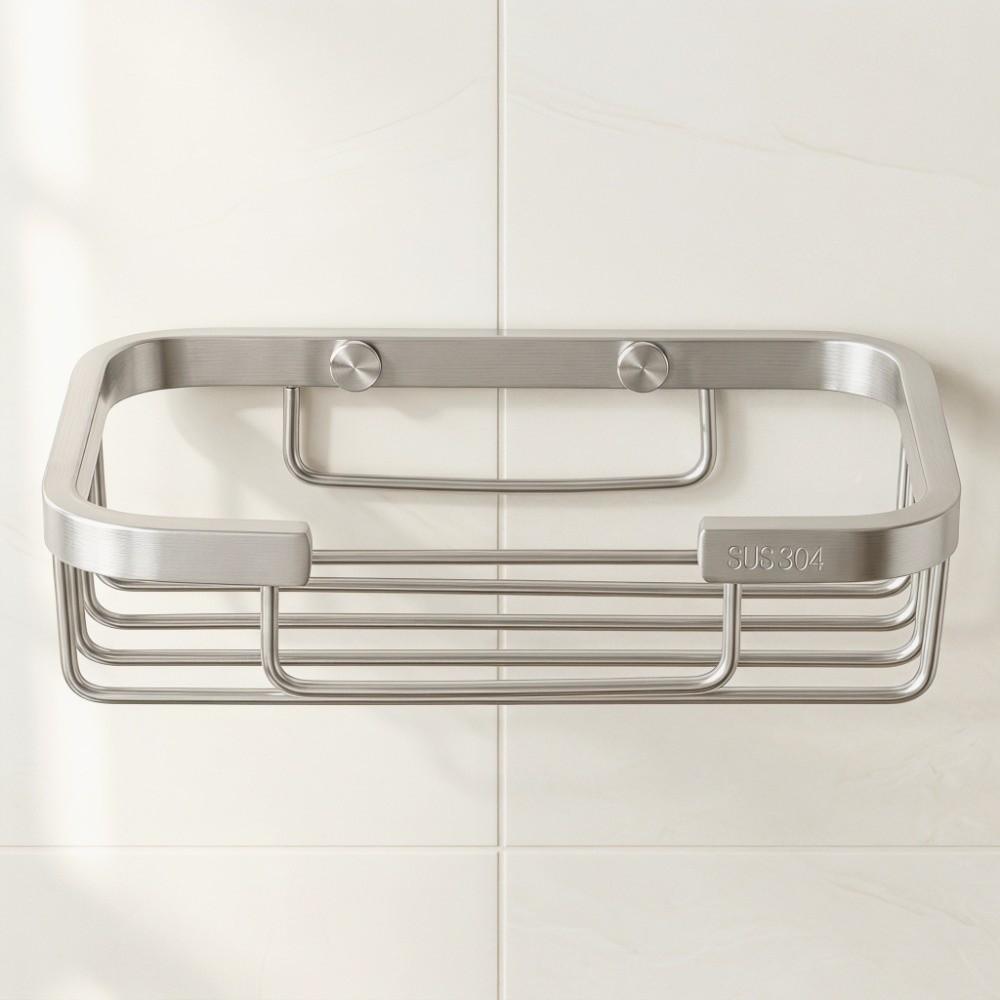 Stainless Steel Soap Dish Silver Soap Organizer Box Space Saving Soap Rack  Daily