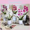Orchid Artificial Butterfly Flower Bouquet For Home Decor And Event Arrangements