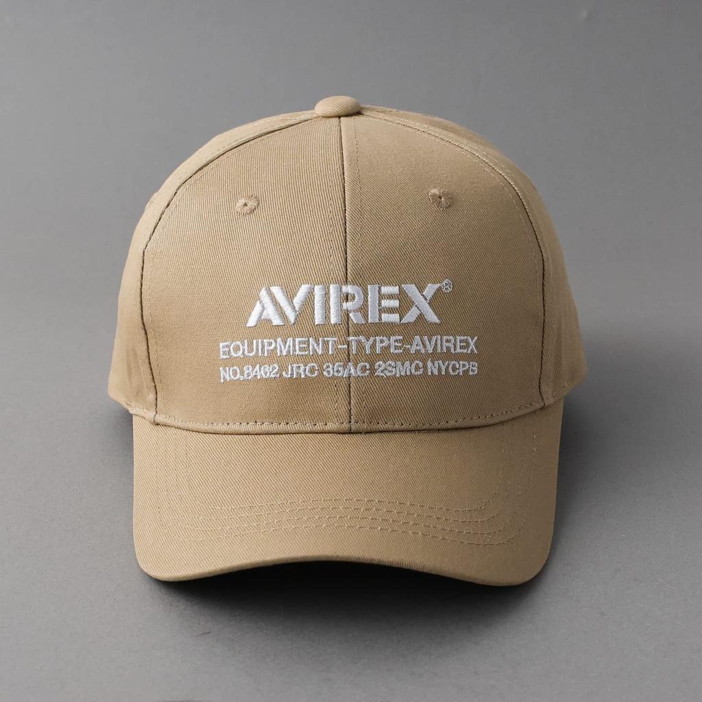 НУМЕРАЦИЯ Военная 6-панельная кепка Бейсболка Шляпа Хлопковая кепка Поло Кепка Низкая кепка Полная кепка Бесплатно [Avirex] Мужская (JP, Алфавит, Размер, Бежевый)