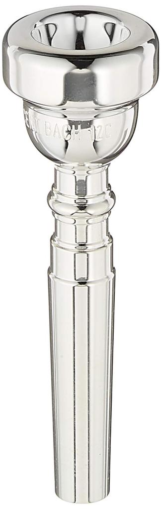 BACH Back Trumpet Mouthpiece 12C Silver Plated Finish
