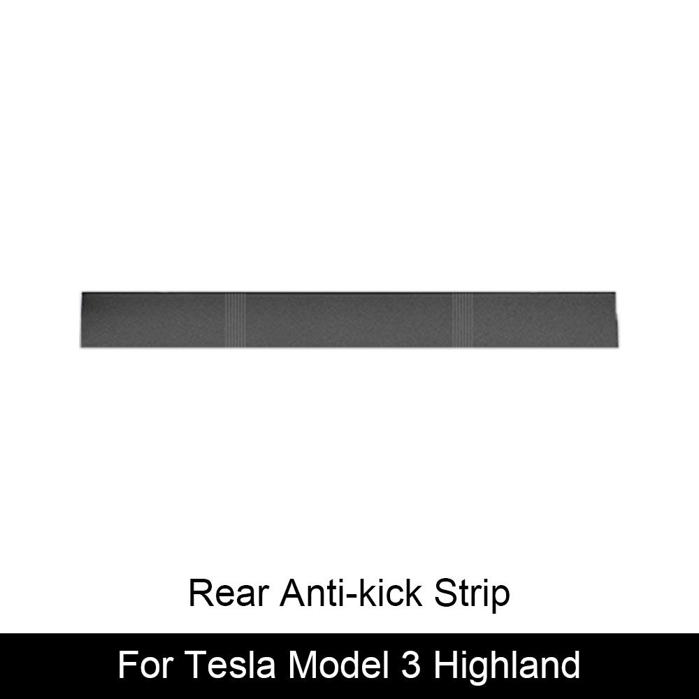 Для Tesla Model 3 Highland 2024 Накладка на порог двери Защитная полоса на порог передней и задней двери автомобиля Водонепроницаемые и грязеотталкивающие накладки