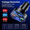 66 Вт 5 портов USB автомобильное зарядное устройство быстрая зарядка QC3.0 PD быстрая зарядка светодиодный дисплей вольт Cordate авто мобильный телефон зарядный адаптер для смартфонов