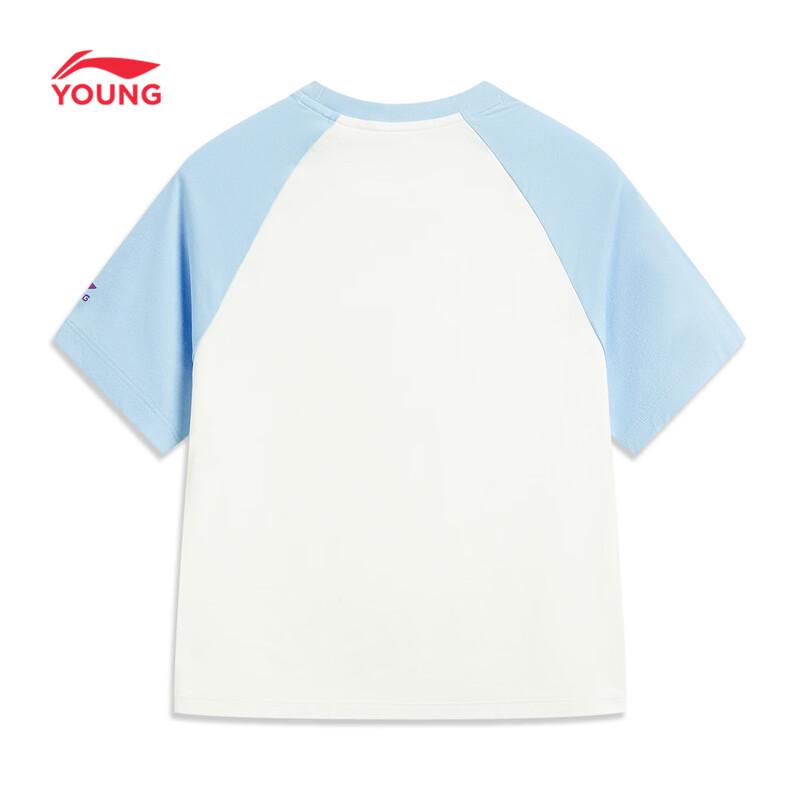 Li-Ning Детская футболка с раглановым рукавом, быстросохнущая