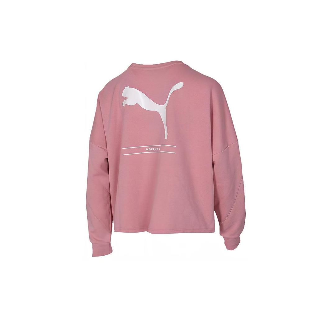 Puma Толстовки Женские Свадебные Розовые С круглым вырезом Умеренные Обычные 581069-14
