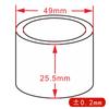 Muffler Exhaust Connector Gasket For Suzuki VS1400GLP VS1400 GLP Intruder 1996-2004 Boulevard 2004-2009