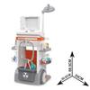 Children'S Play House Simulation Electric Light Electrocardiogram Doctor Cleaning Tools Supermarket Shopping Cart Toy Cover