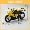 Литой мотоцикл Bmw S1000rr из сплава, детская игрушка с амортизаторами